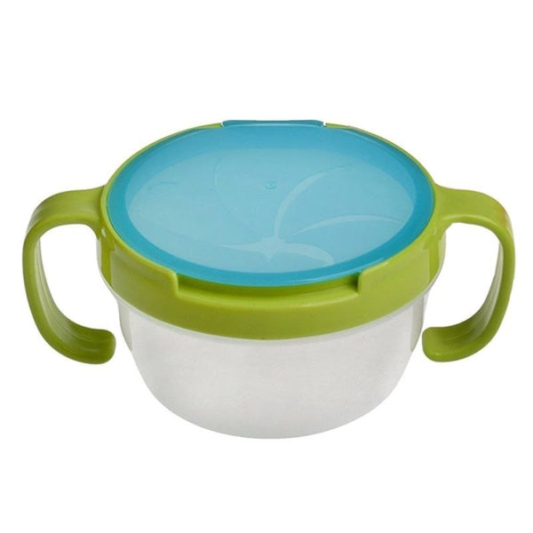 Baby Feeding Double Handle Biscuits Snack Bowl Spill Proof Cup Bowls Accesories