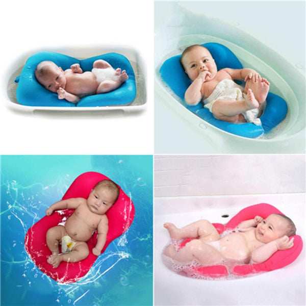 Anti-skid Baby Bathing Mat Baby Bathtub Shower Bed