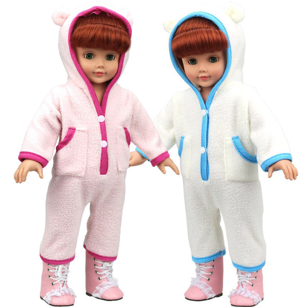 Baby Doll Clothes Custom Design Pajamas Outfit For 18 inch American Girl Doll