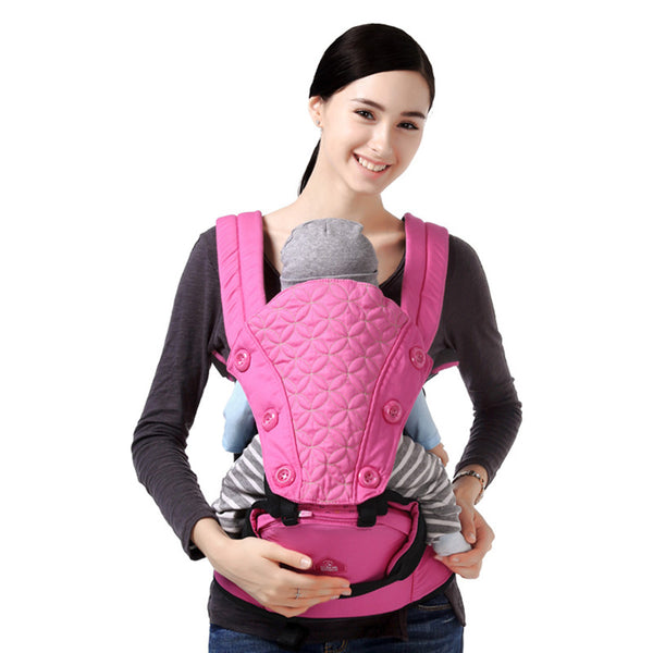Baby Carrier Hip Seat Soft Lightweight Detachable Strap 2 IN 1 Front Backpack for Baby Toddlers Infants