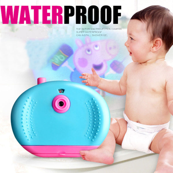 Baby Kids Children Bathing Cartoon Bath Shower Educational Projection Toy Camera
