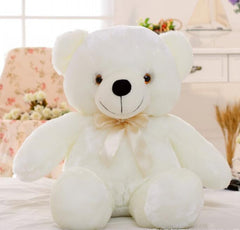 Induction luminous pillow can listen to music teddy bear hug bear pillow plush toy doll figurine