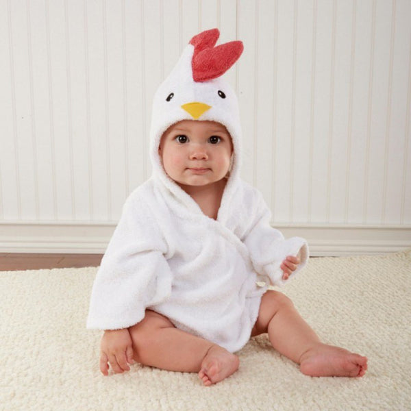 Baby Girl Baby Boy Hooded Bathrobe Animal Cartoon Towel Blanket Robe  Spring Long-Sleeved Dressing Gown
