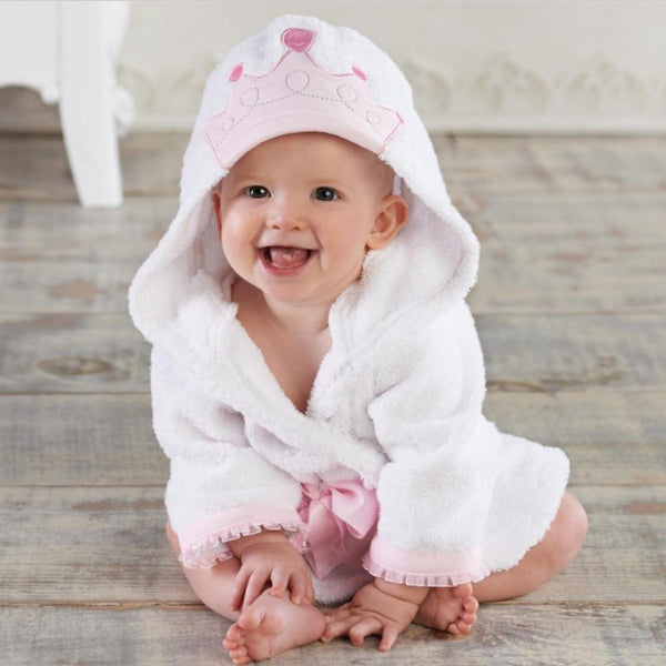 Baby Girl Baby Boy Hooded Bathrobe Animal Cartoon Towel Blanket Robe  Spring Long-Sleeved Dressing Gown