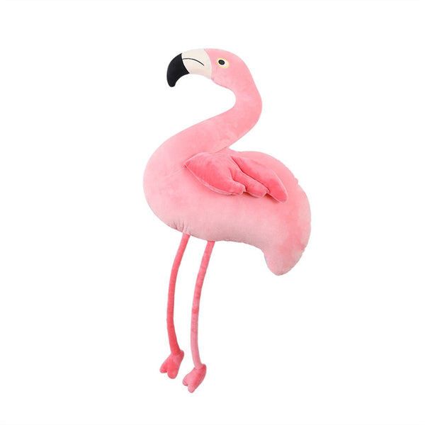 Flamingo Plush Toy Stuffed Animal Fluffy Soft Toy Gift for Girls Kids 40cm (Open Eyes)