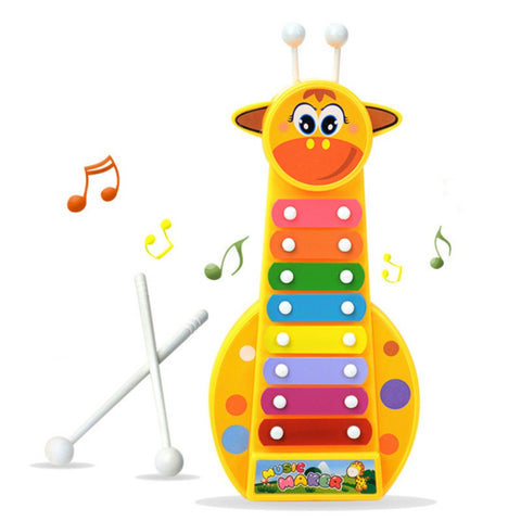 Percussion Toy Giraffe Hand Knocking Sounds Puzzle Musical Toys Baby Early Learning Musical Instrument Children's Day Birthday