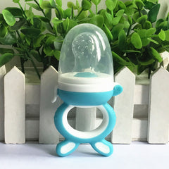 Soother Nipples Soft Baby Nipple Feeder Silicone Pacifier Fruits Feeding Portable Infant Food Baby Feeding Tool