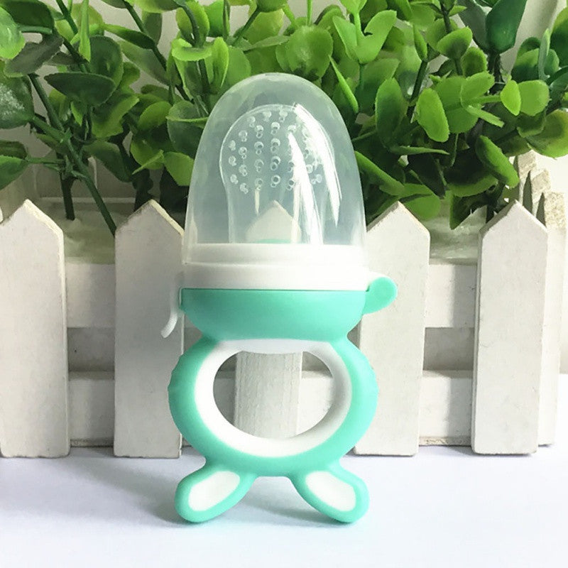 Soother Nipples Soft Baby Nipple Feeder Silicone Pacifier Fruits Feeding Portable Infant Food Baby Feeding Tool