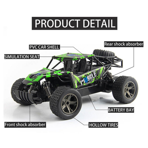 Children RC Cars New RC Car 4WD 2.4GHz Rally climbing Car 4x4 Double Motors Bigfoot Car Remote Control Model Off-Road Vehicle