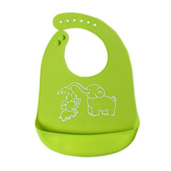 Baby Feeding Bib Cartoon Waterproof Aprons Infant Bibs Accessories Silicone Breastplate Feeding Baby Saliva Towel