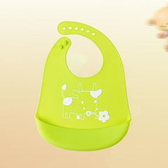 Baby Feeding Bib Cartoon Waterproof Aprons Infant Bibs Accessories Silicone Breastplate Feeding Baby Saliva Towel