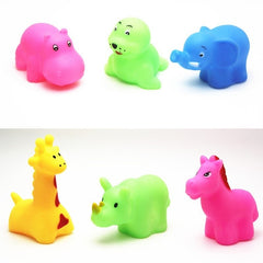 5pcs Pop Play Water Children Kids Bath Pool Tub Animals Sounding Toys  Random