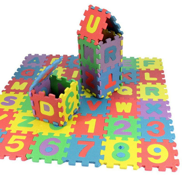 New Style Baby Kids Alphanumeric Educational Puzzle Blocks Toys Infant Child Fashion Funny Toy X6