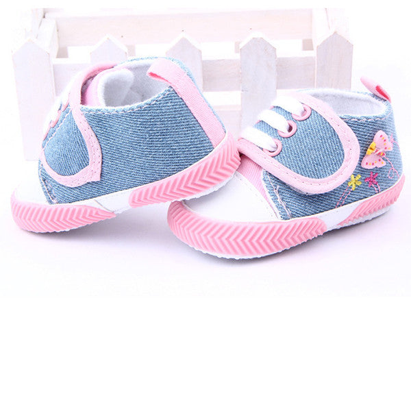Promotion Baby Shoes Butterfly Leather Baby Shoes Toddler Shoes