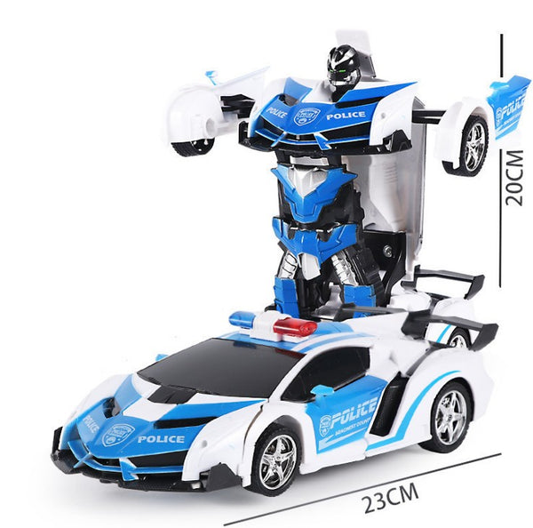 Transformation Peanut Car One-button remote control deformation car robot simulation model car package electric charging