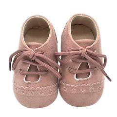 Newborn Baby Shoes Girl Boy Soft Nubuck Leather Prewalker Anti-slip Shoes Canvas Sports Sneakers Moccasins Footwear Shoes