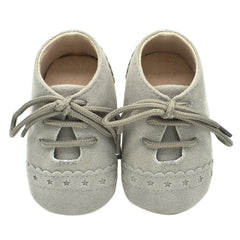 Newborn Baby Shoes Girl Boy Soft Nubuck Leather Prewalker Anti-slip Shoes Canvas Sports Sneakers Moccasins Footwear Shoes