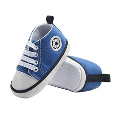 Newborn Baby Shoes Girl Boy Soft Nubuck Leather Prewalker Anti-slip Shoes Canvas Sports Sneakers Moccasins Footwear Shoes