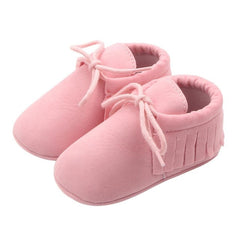 Newborn Baby Shoes Girl Boy Soft Nubuck Leather Prewalker Anti-slip Shoes Canvas Sports Sneakers Moccasins Footwear Shoes