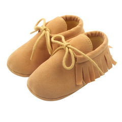 Newborn Baby Shoes Girl Boy Soft Nubuck Leather Prewalker Anti-slip Shoes Canvas Sports Sneakers Moccasins Footwear Shoes