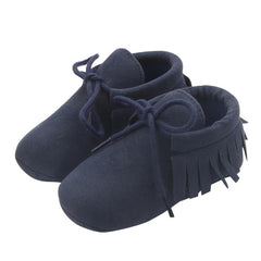 Newborn Baby Shoes Girl Boy Soft Nubuck Leather Prewalker Anti-slip Shoes Canvas Sports Sneakers Moccasins Footwear Shoes